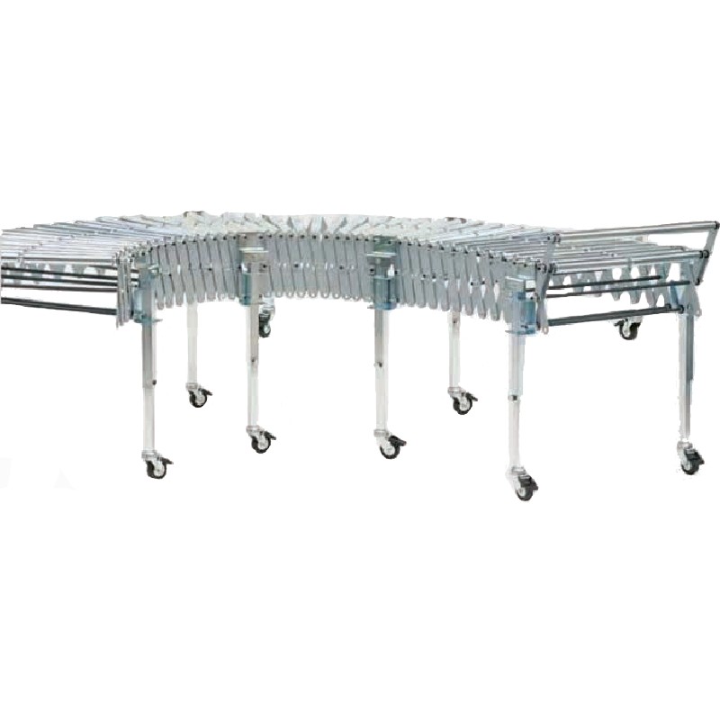 Transportador de rodillos para cajas