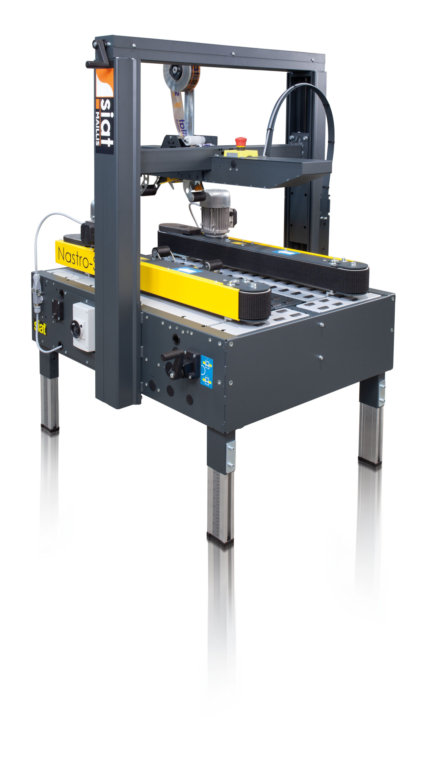 precintadora de cajas semiautomática